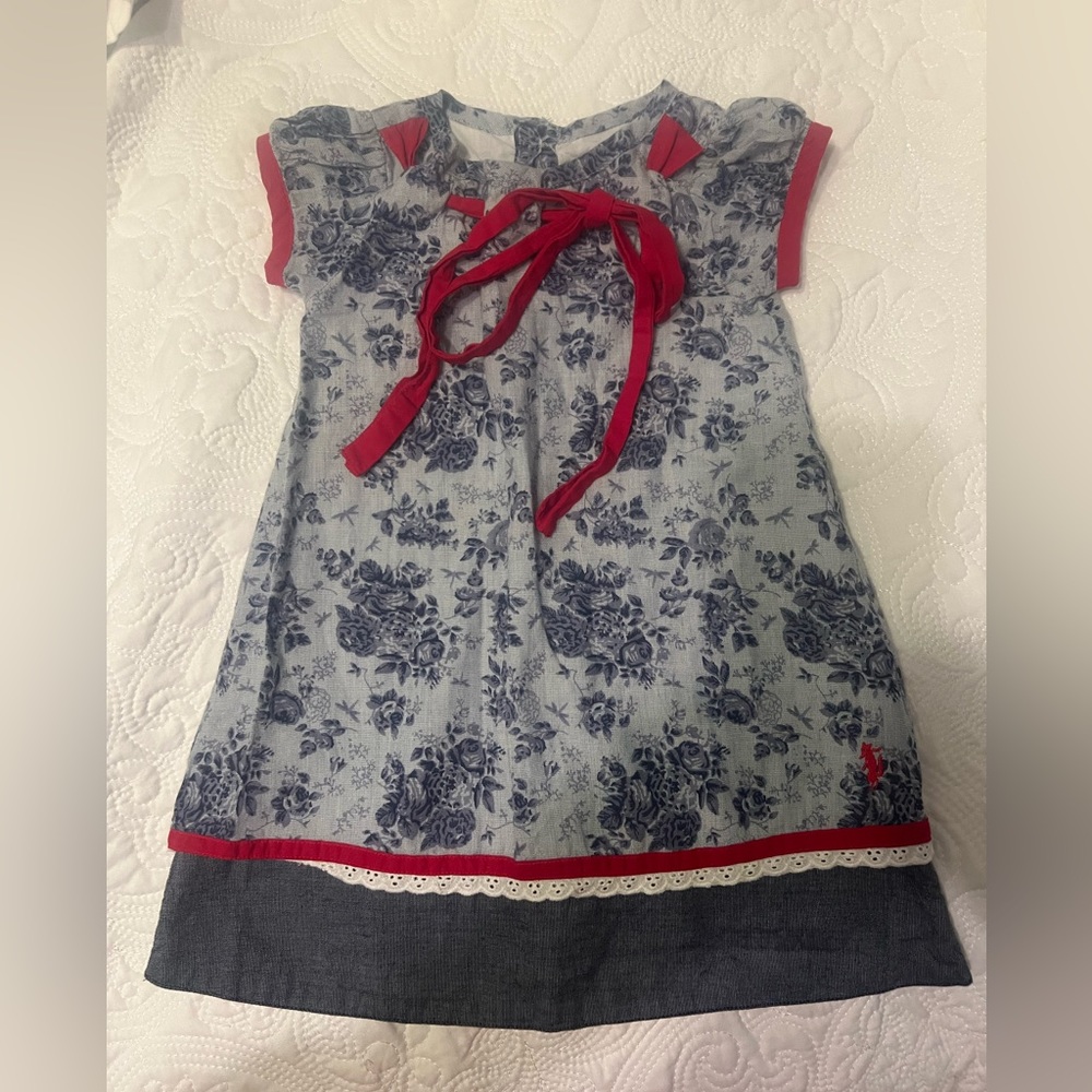 Well dressed wolf Freedom Floral Margaret size 2T